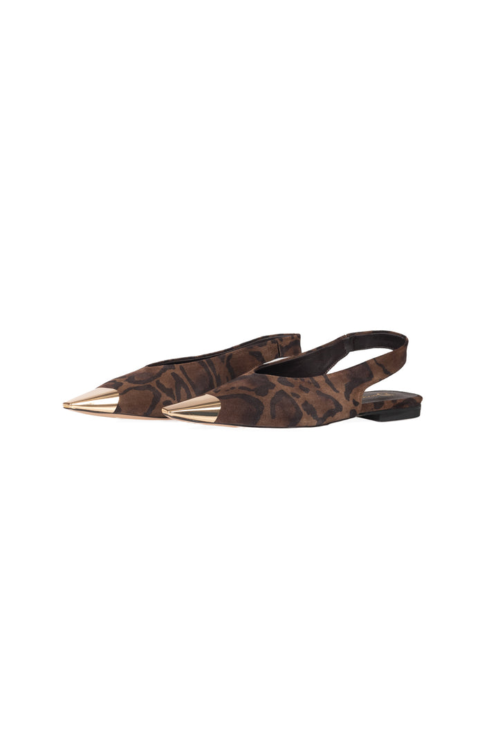 Divine Follie - Slipper animalier punta metallica Art. ISA02/40