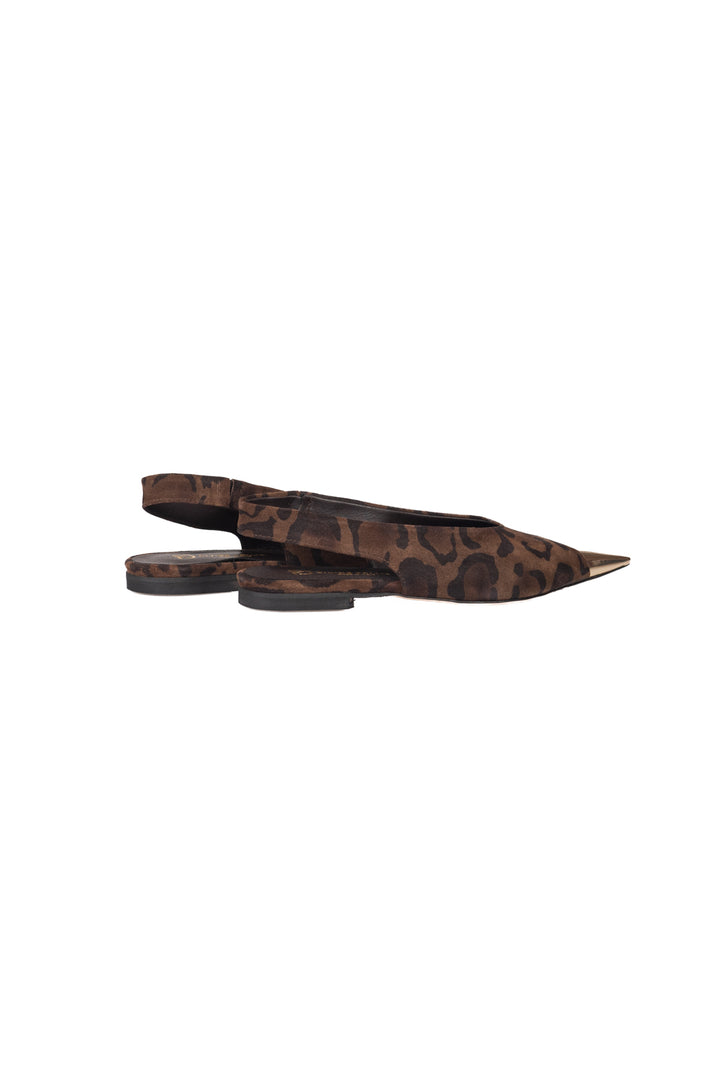 Divine Follie - Slipper animalier punta metallica Art. ISA02/40
