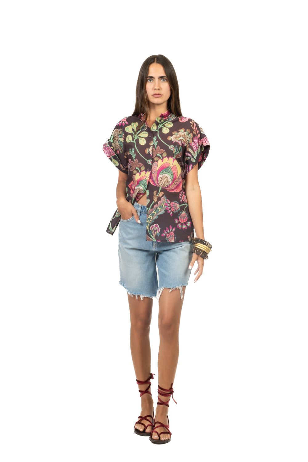 Dixie - Camicia fantasia mezza manica Art. CFGCWKC