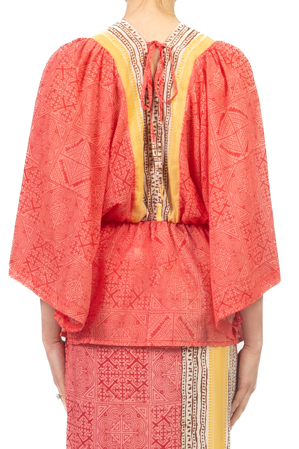 Tensione In - Blusa fantasia scollo v Art. PE260361