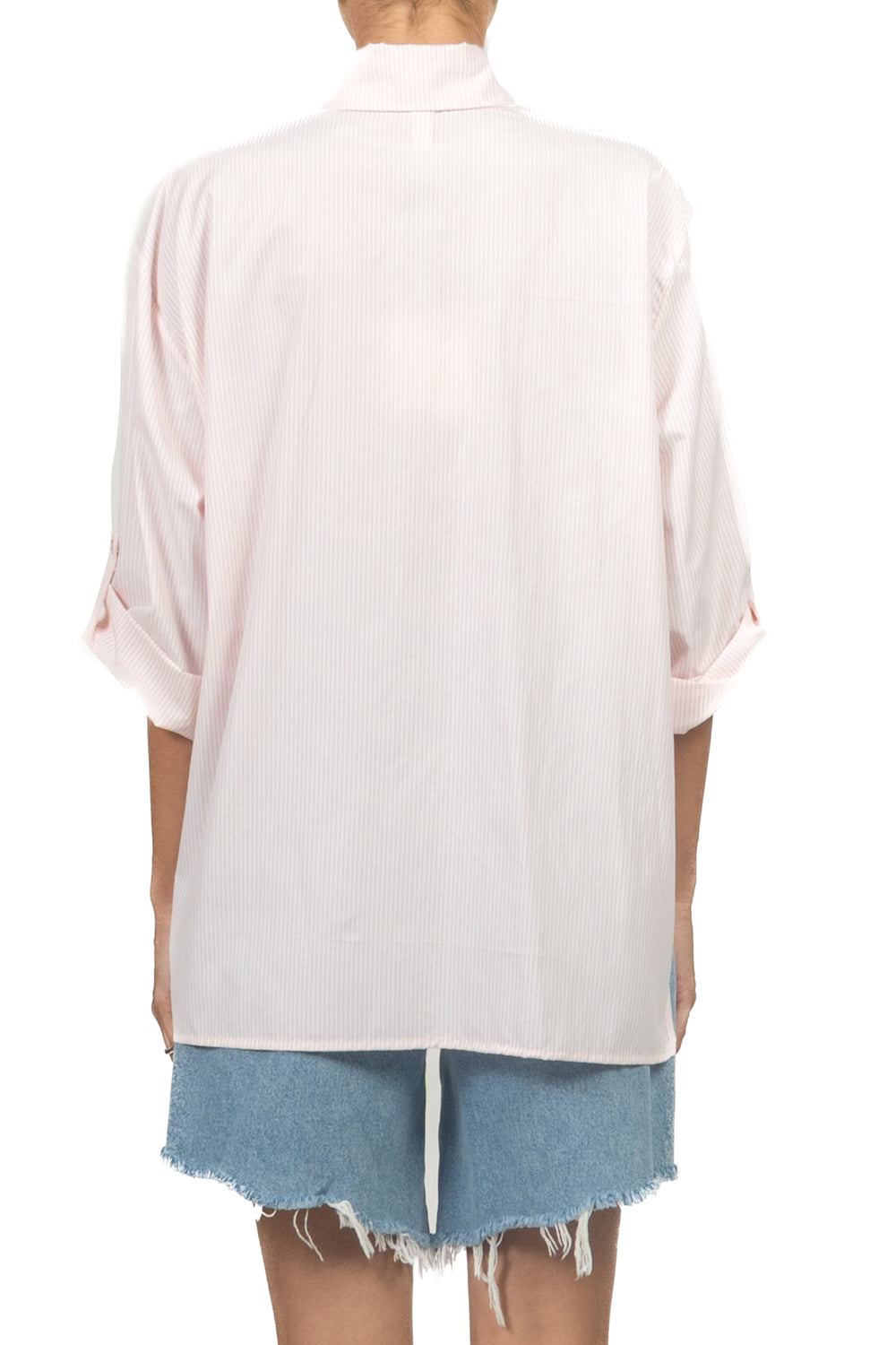 Tensione In - Camicia gessata taschino peperoncino Art. PE260326