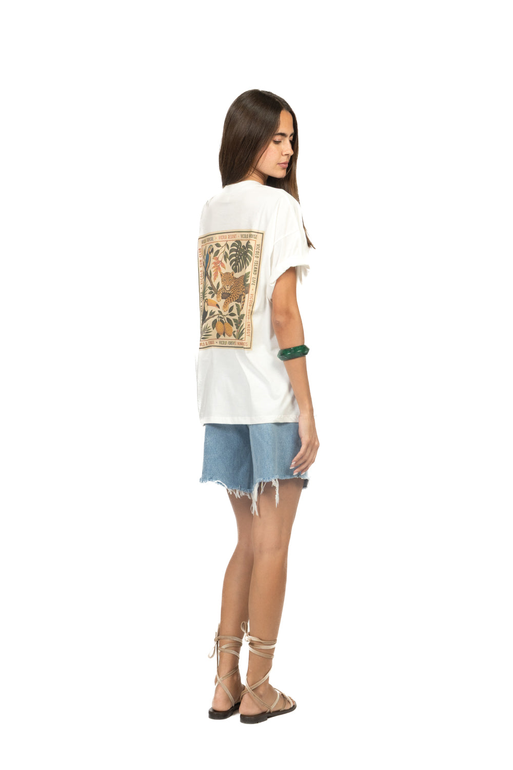 Vicolo - T-Shirt jungle ghepardo Art. RAB1062