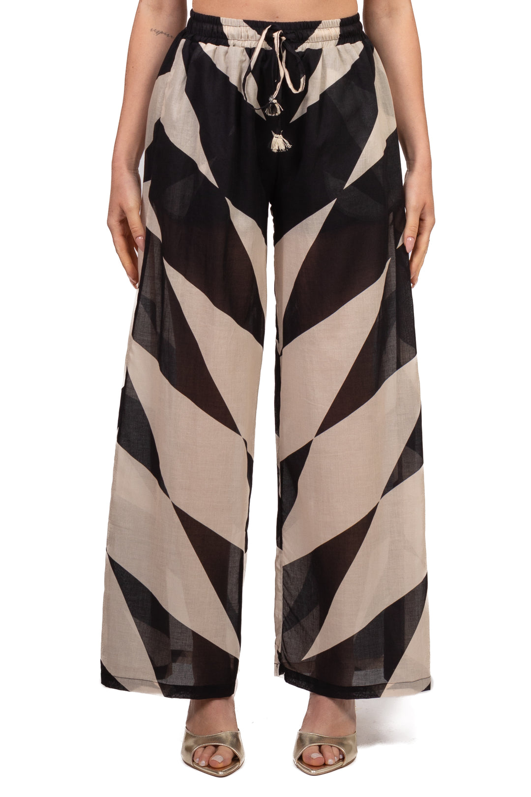 Tensione In - Pantalone fantasia etnica Art. 39662