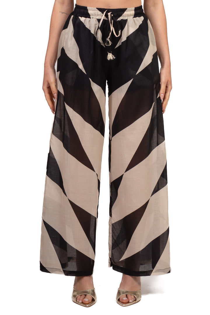 Tensione In - Pantalone fantasia etnica Art. 39662