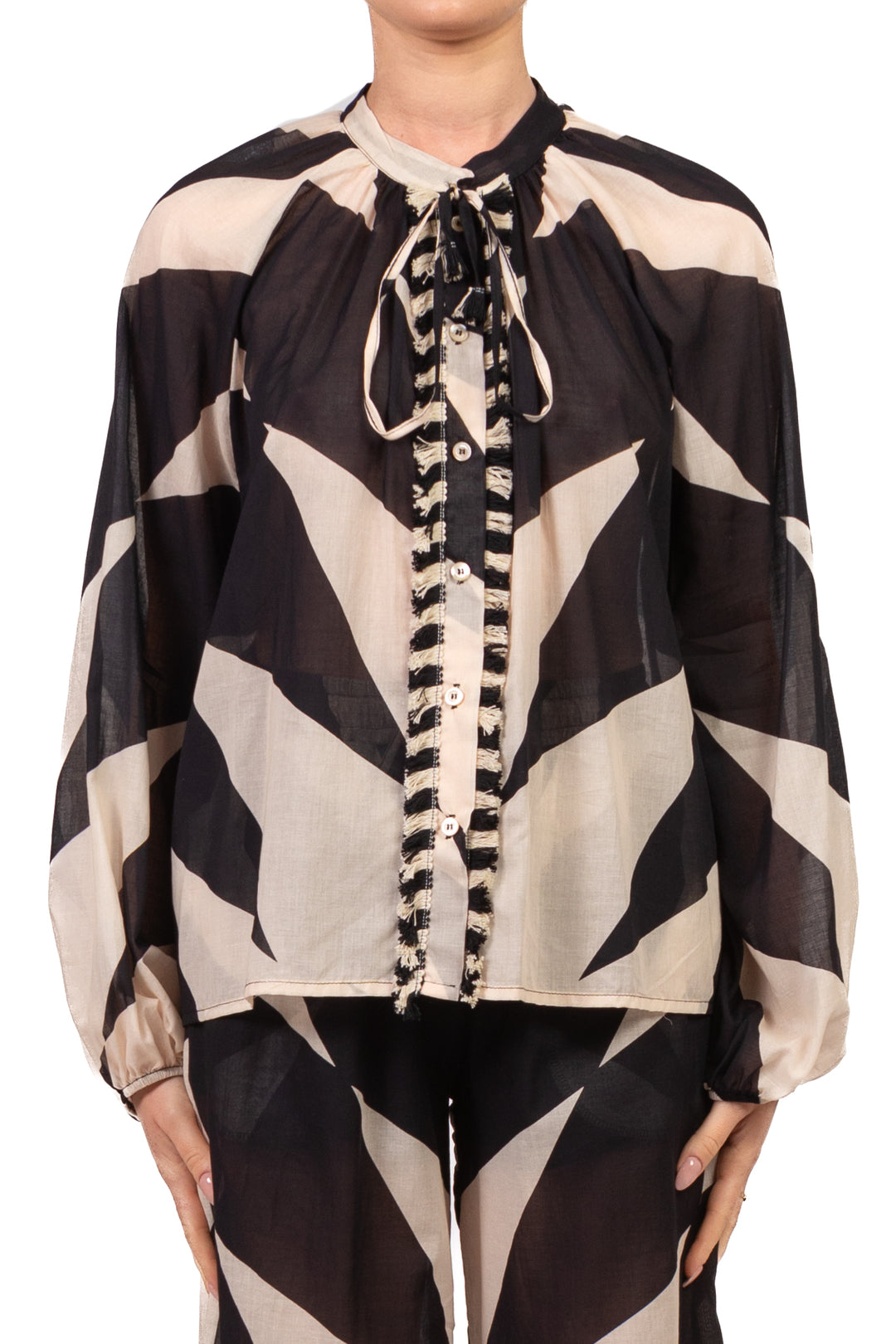 Tensione In - Camicia fantasia etnica Art. 39608