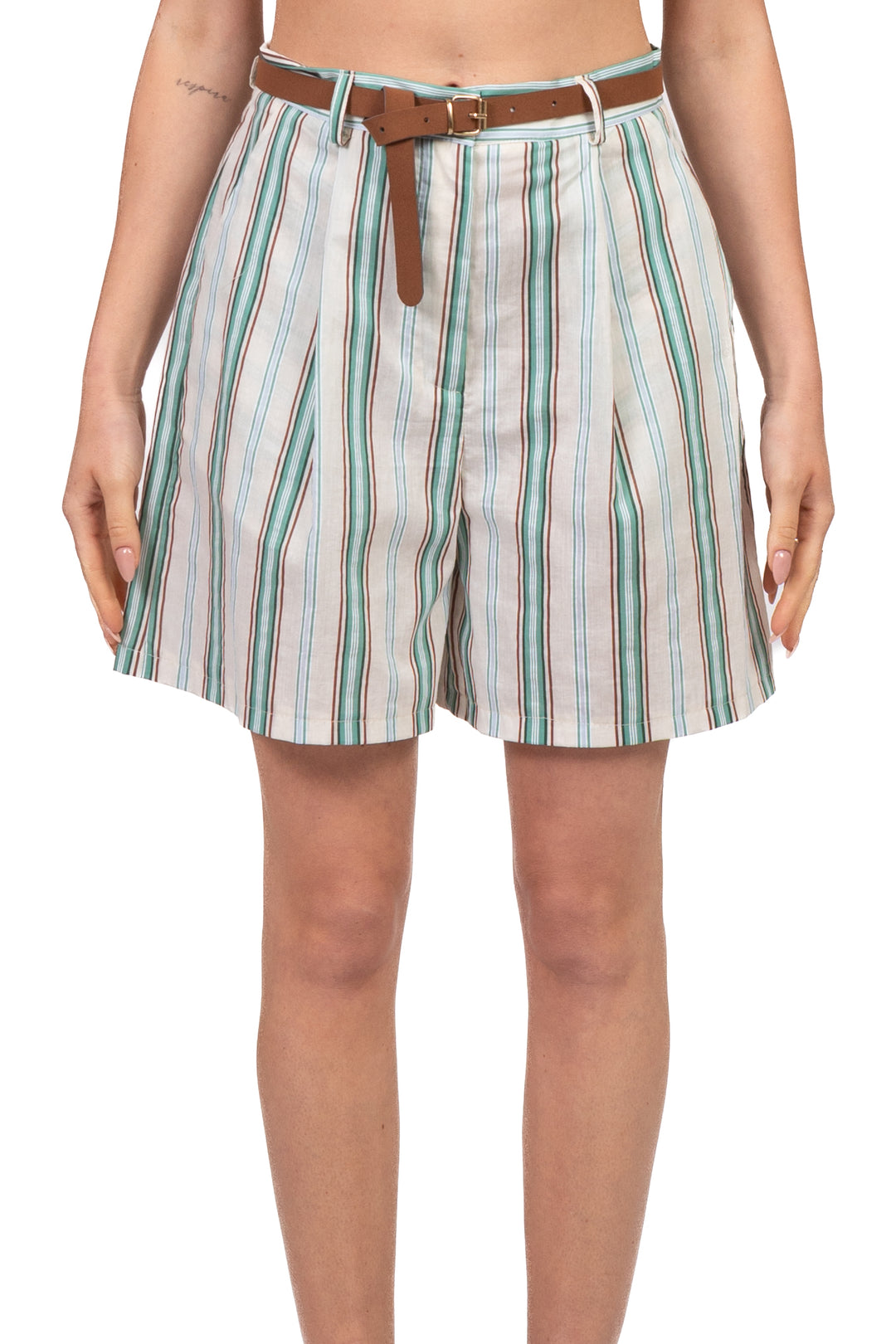 Vicolo - Shorts rigato con cintura Art. TAB2960