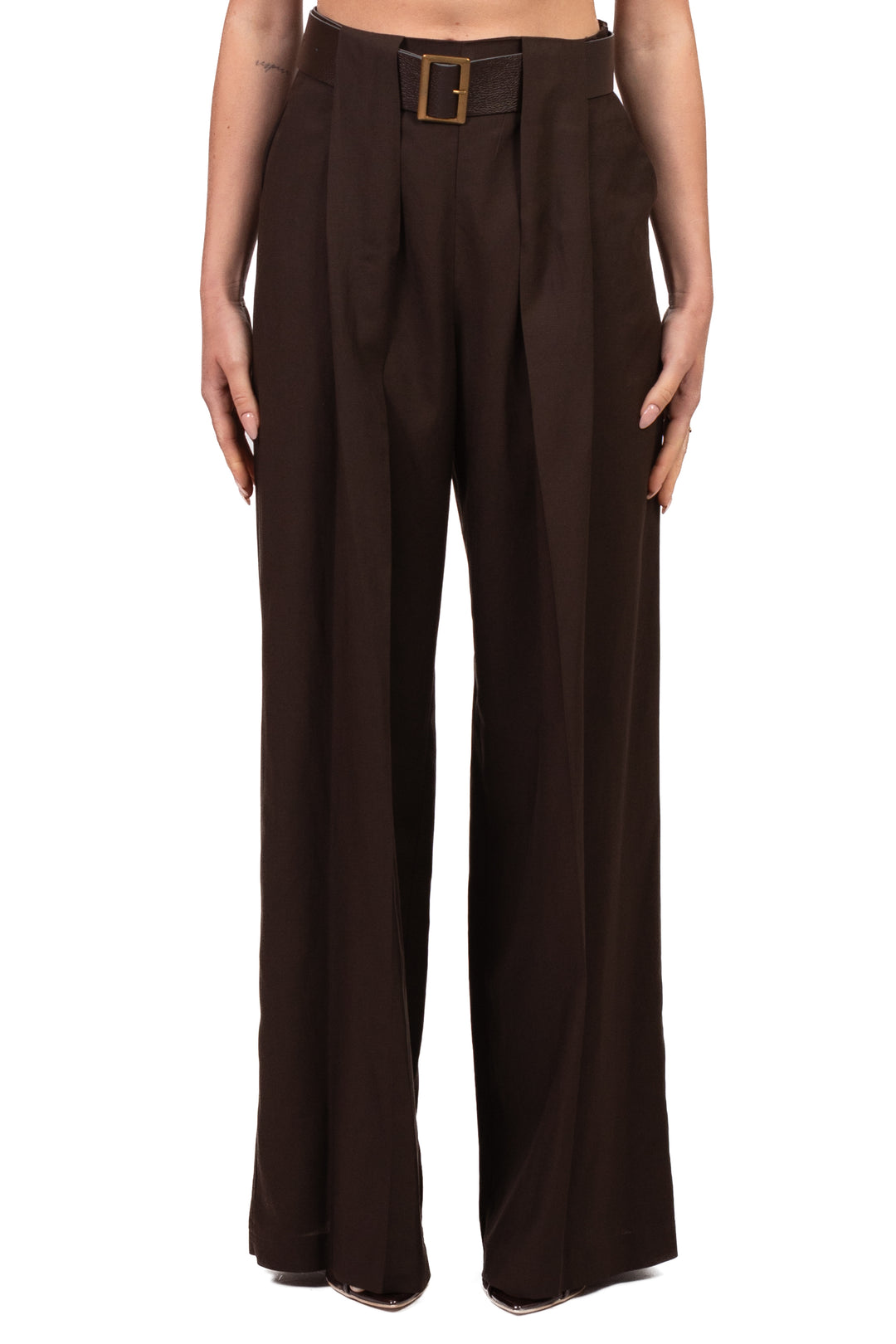 Dixie - Completo top incrociato con pantalone palazzo Art. R845A117/P845A283
