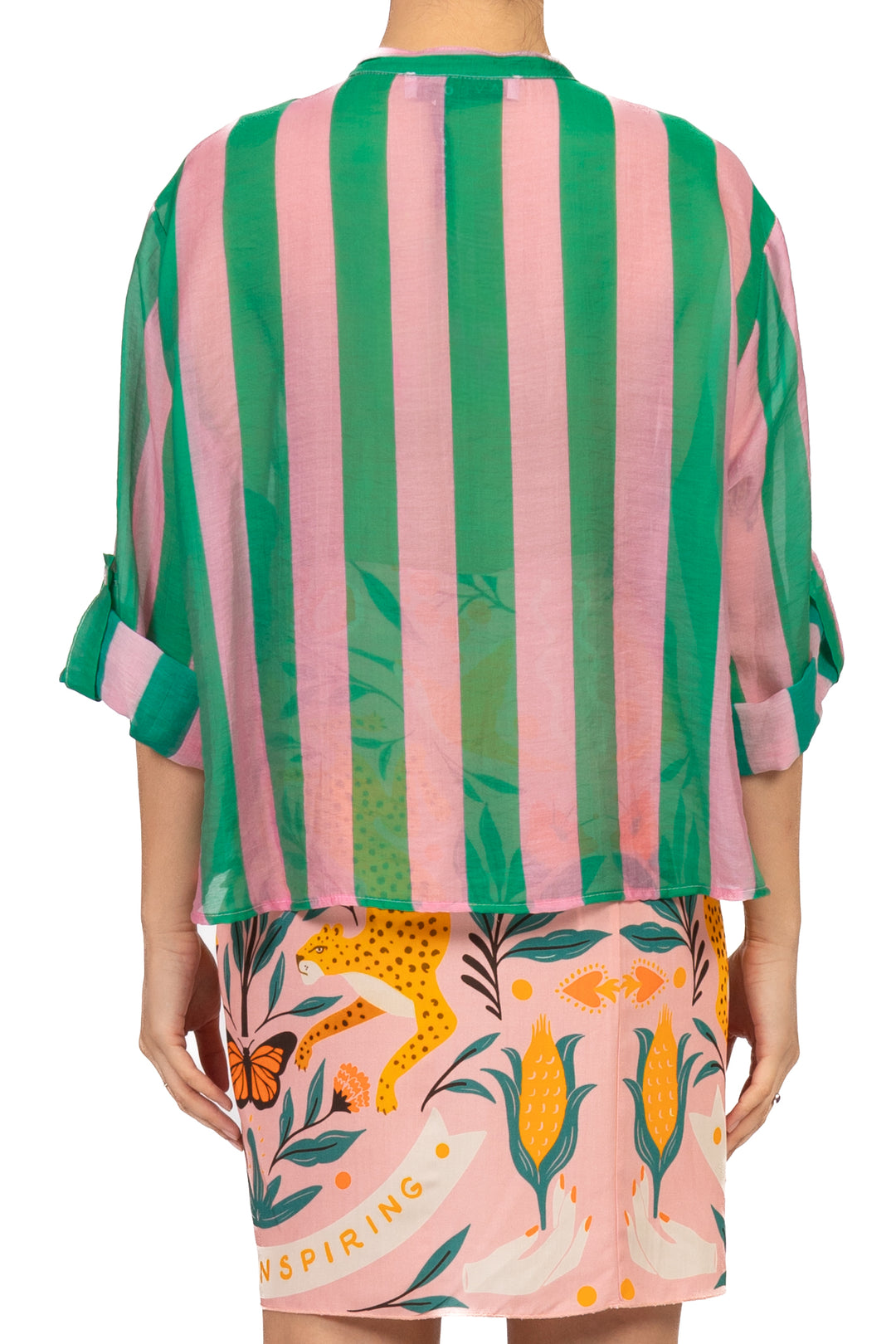 Have One - Camicia rigata collo coreano Art. CVS-Q422