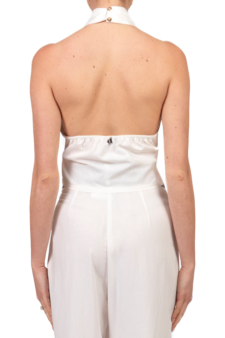 Dixie - Completo top incrociato con pantalone palazzo Art. R845A117/P845A283