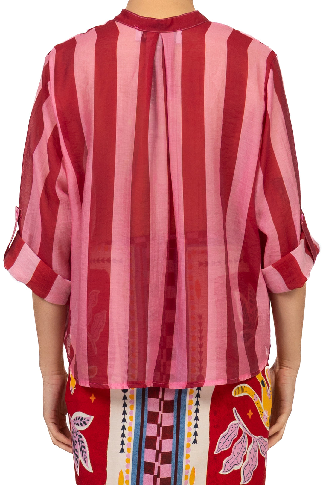 Have One - Camicia rigata collo coreano Art. CVS-Q398