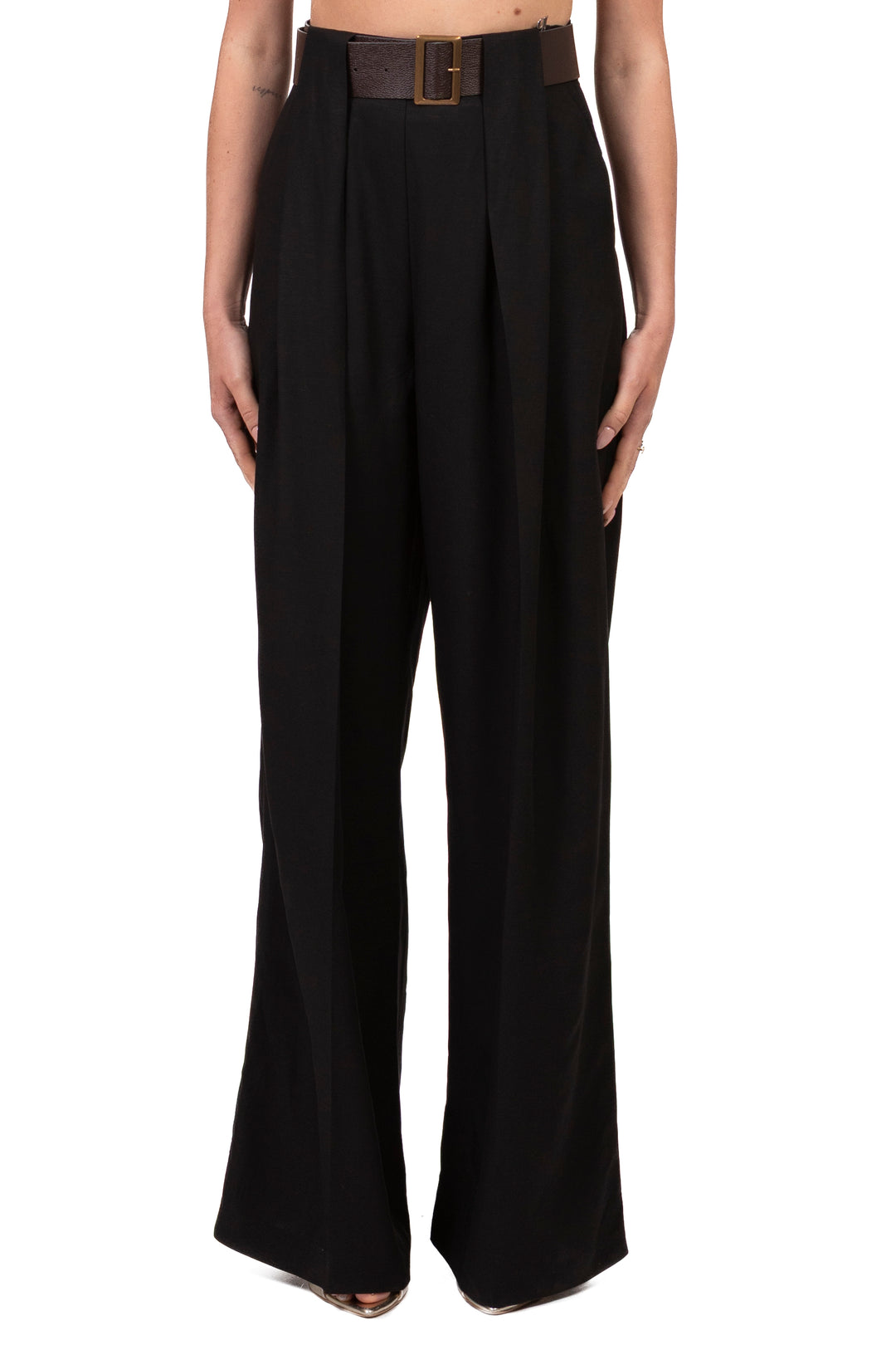 Dixie - Completo top incrociato con pantalone palazzo Art. R845A117/P845A283