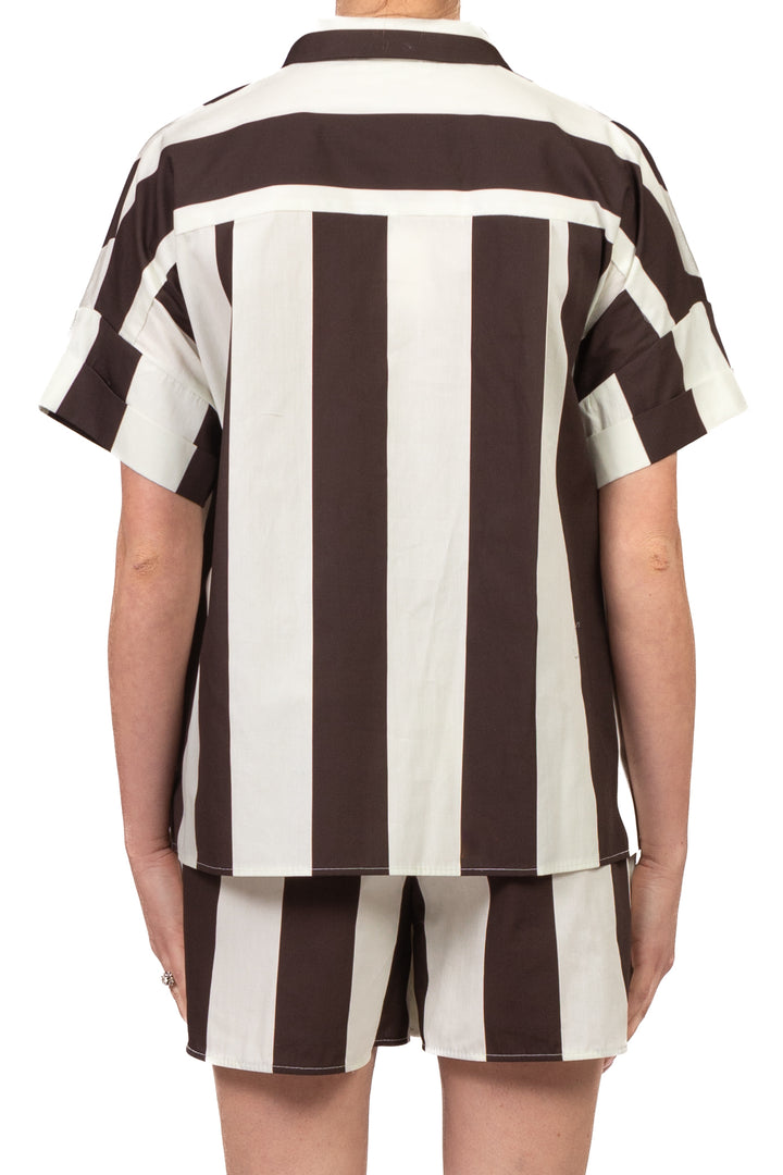 Vicolo - Blusa mezza manica rigata  Art. TAB2907