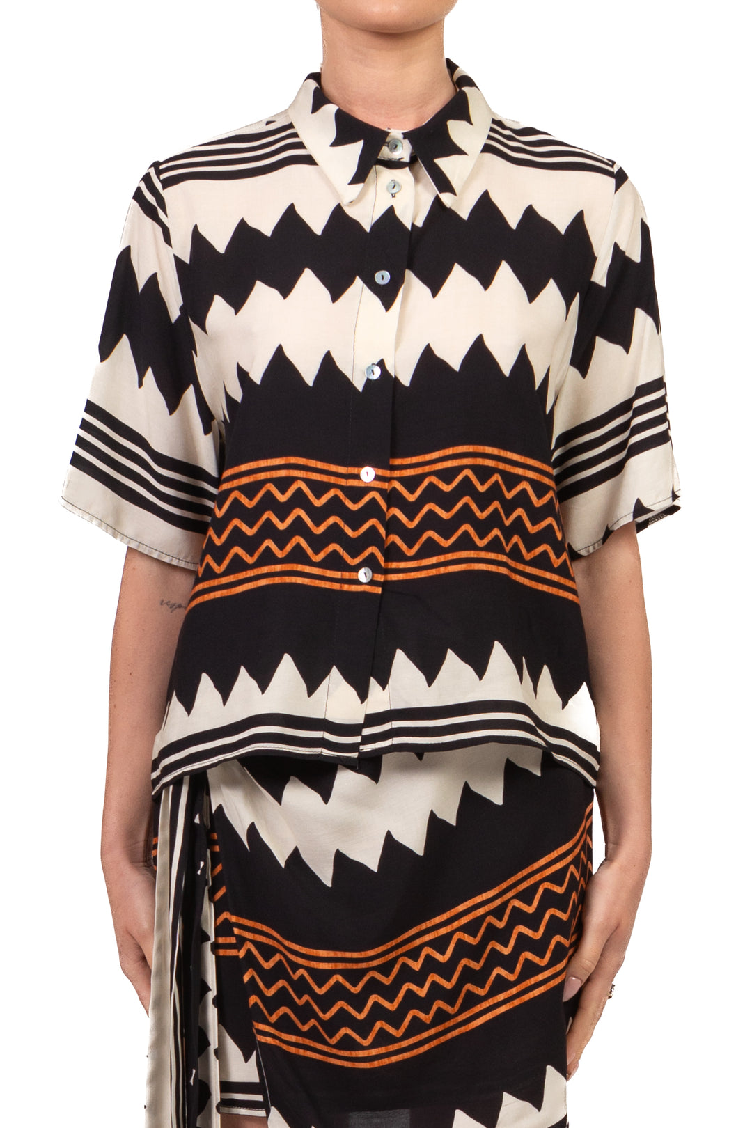 Vicolo - Camicia fantasia mezza manica Art. TAB3016