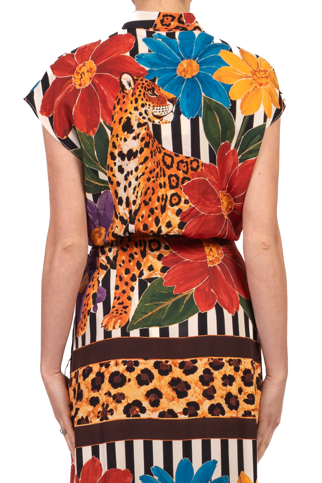 Vicolo - Camicia smanicata fantasia tigre  Art. TAB3025