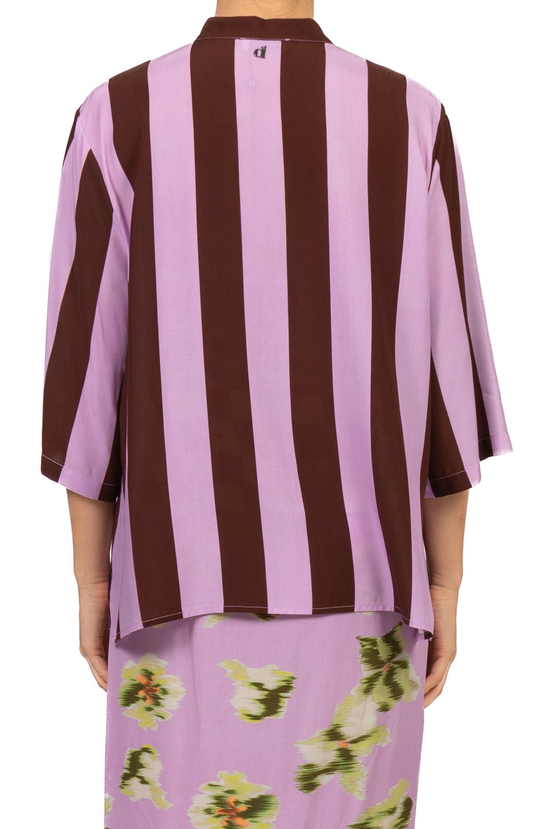 Dixie - Camicia rigata manica 3/4 Art. CFRN1ZA