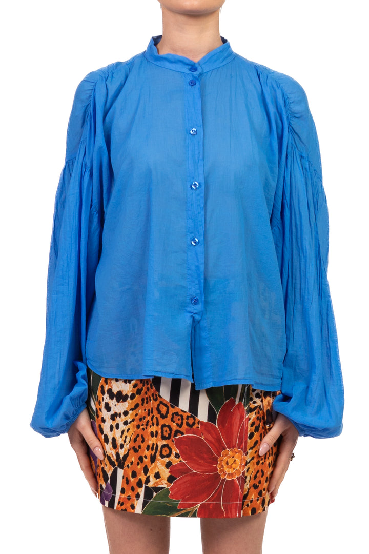 Tensione In - Camicia in mussola manica palloncino Art. PE260303