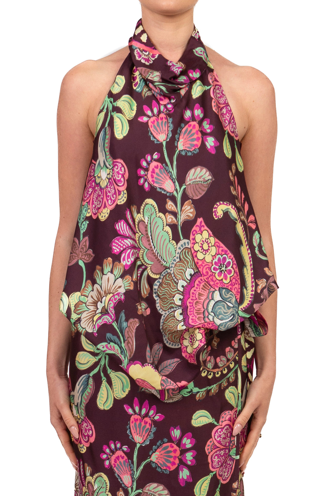 Dixie - Top fazzoletto stampa fiori Art. RBA2WJU