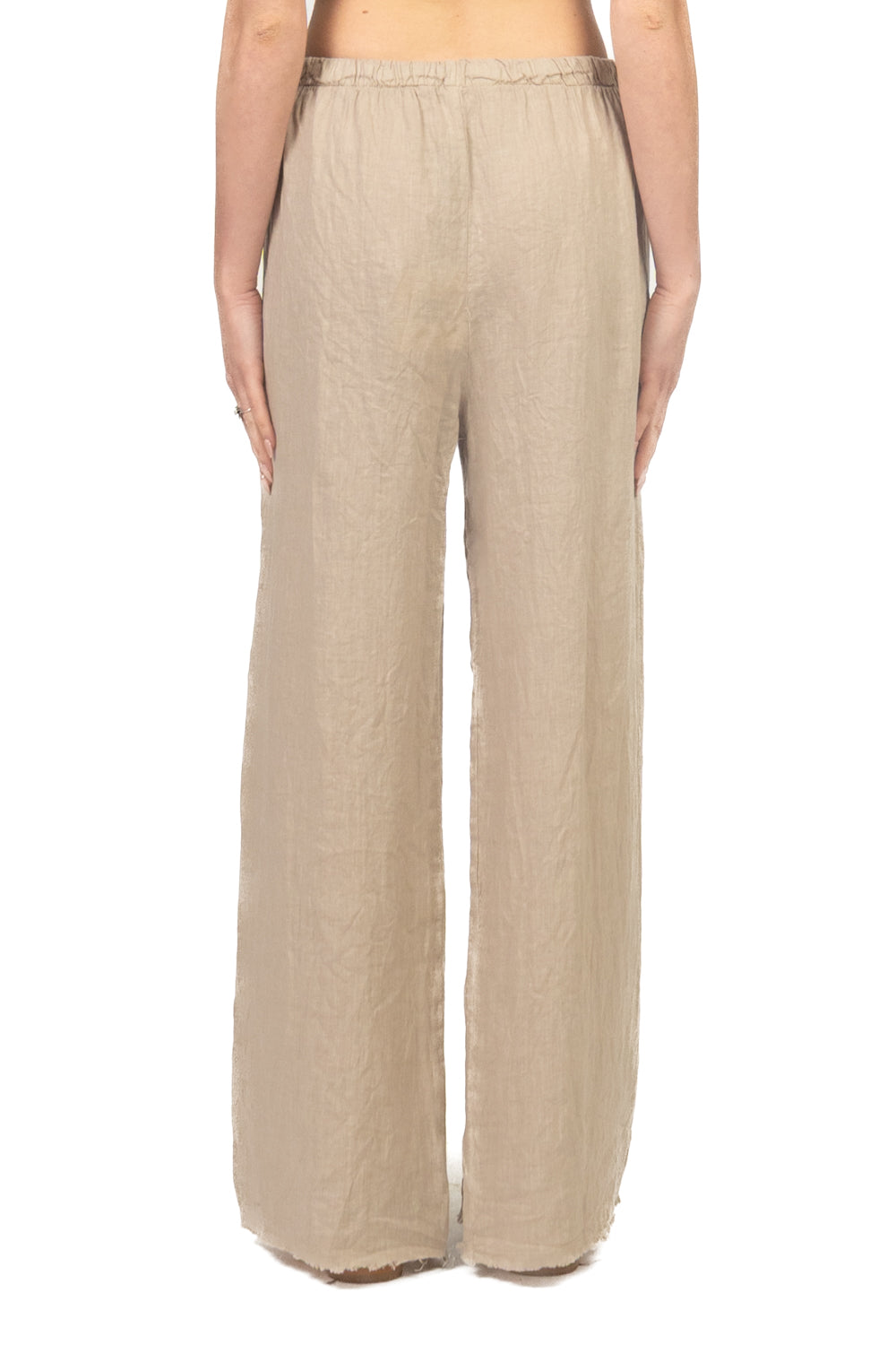 Tensione In - Pantalone in lino sfrangiato Art. S26PL22