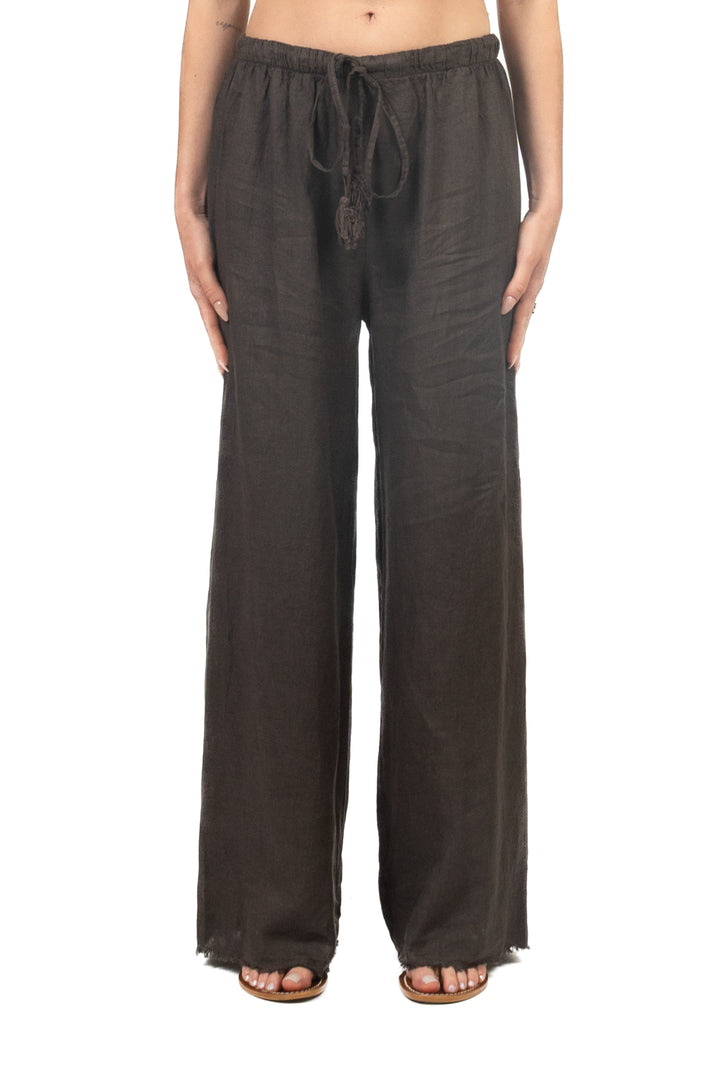 Tensione In - Pantalone in lino sfrangiato Art. S26PL22
