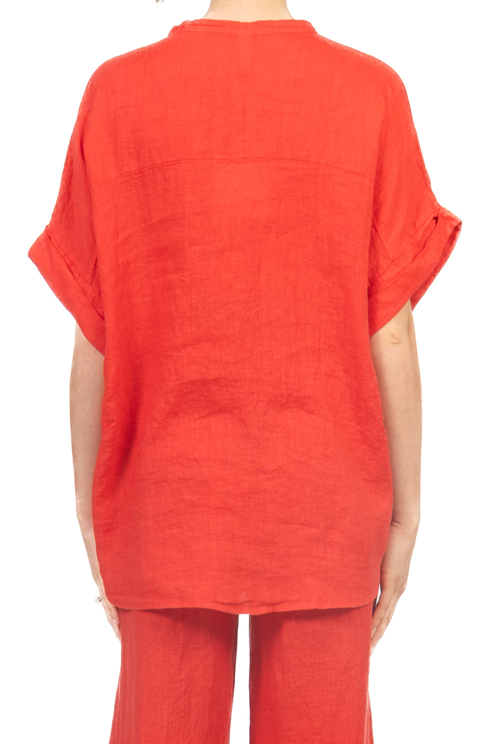Tensione In - Camicia in lino manica corta Art. S26CK00