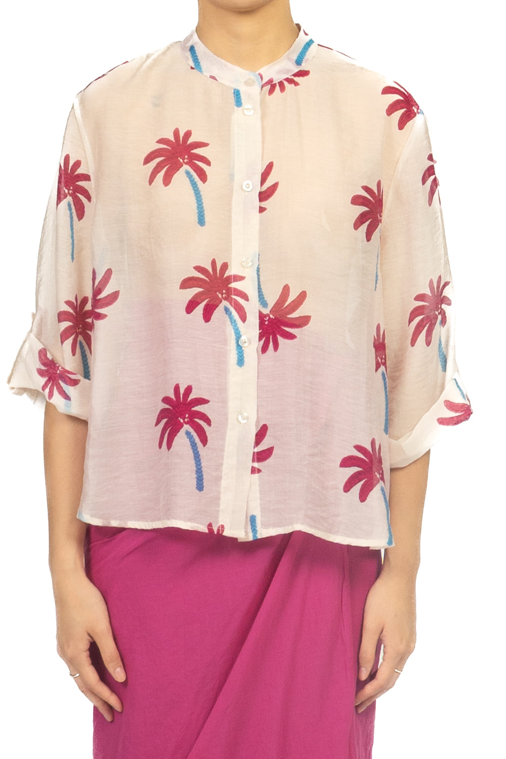 Have One - Camicia fantasia palme Art. CVS-Q445