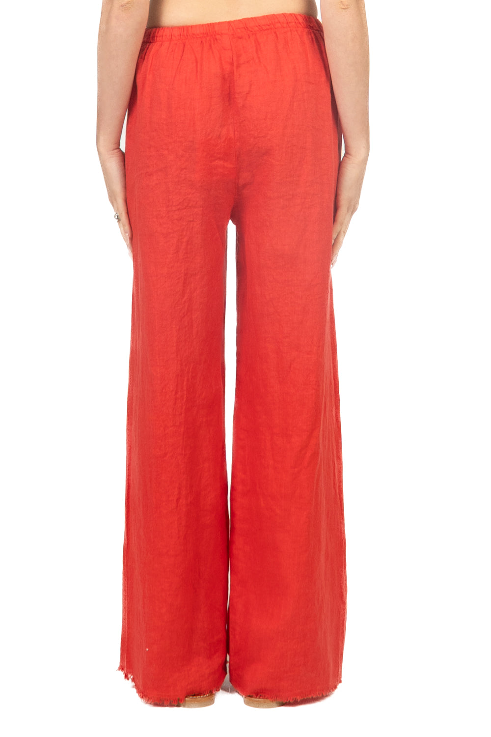 Tensione In - Pantalone in lino sfrangiato Art. S26PL22