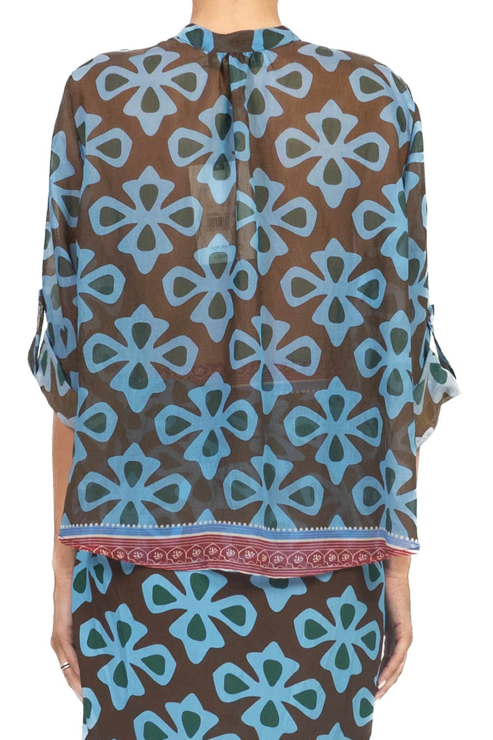 Have One - Camicia fantasia collo coreano Art. CVS-Q450