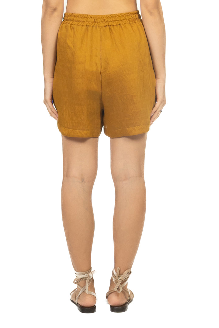 Tensione In - Short misto lino con coulisse Art. P50214AT