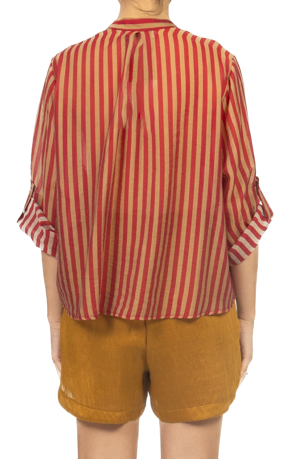 Have One - Camicia rigata collo coreano Art. CVS-Q423