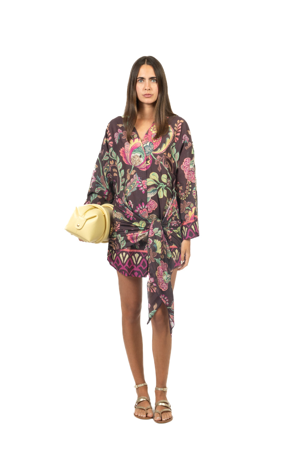Dixie - Abito camicia floreale  Art. AMNCWKC