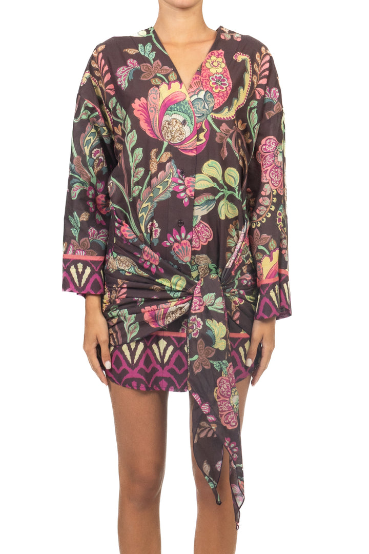 Dixie - Abito camicia floreale  Art. AMNCWKC
