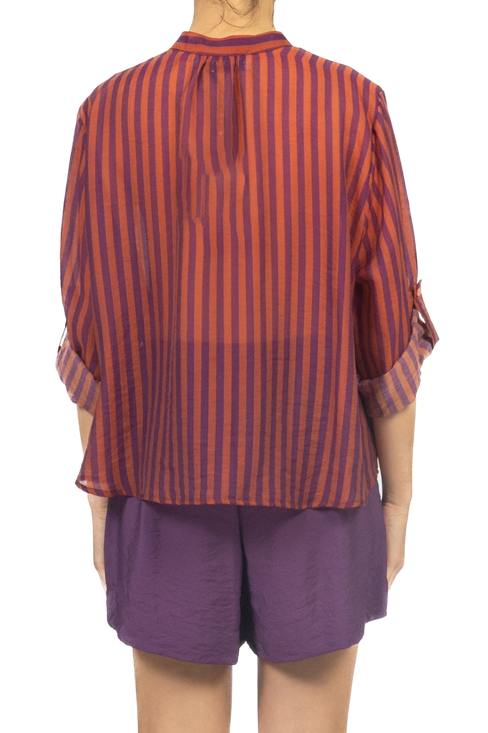 Have One - Camicia rigata collo coreano Art. CVS-Q423
