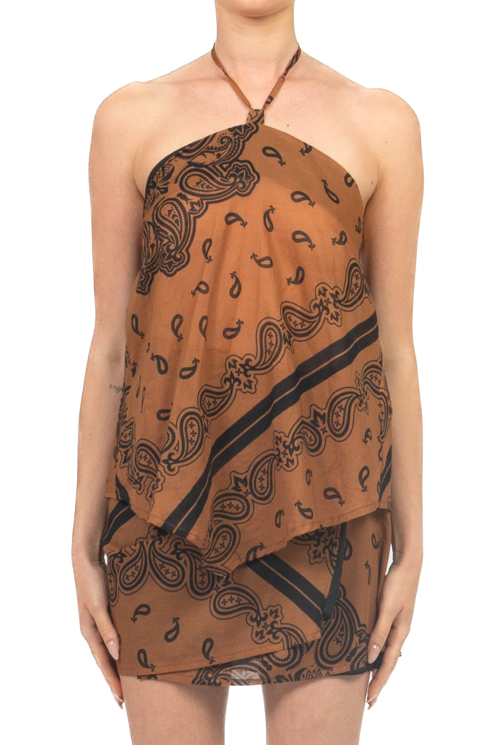 Tensione In - Top foulard fantasia bandana Art. 39649