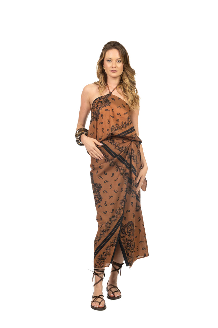 Tensione In - Gonna lunga pareo fantasia bandana Art. 39647