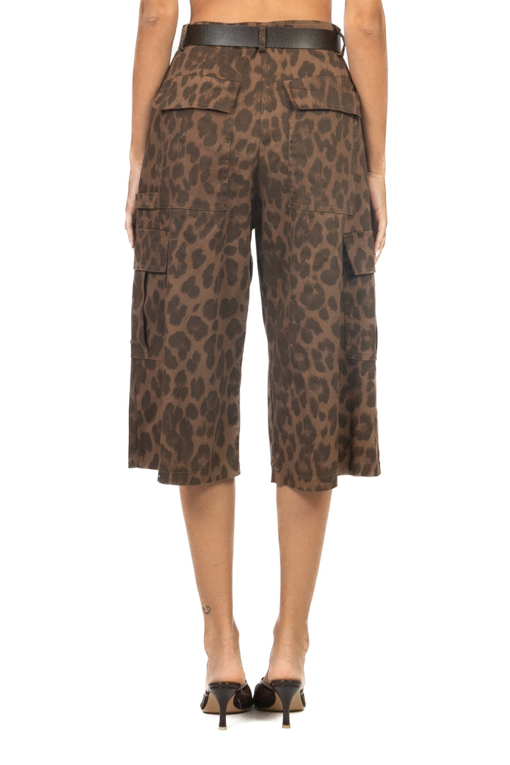 Vicolo - Bermuda cargo animalier Art. TAB2784