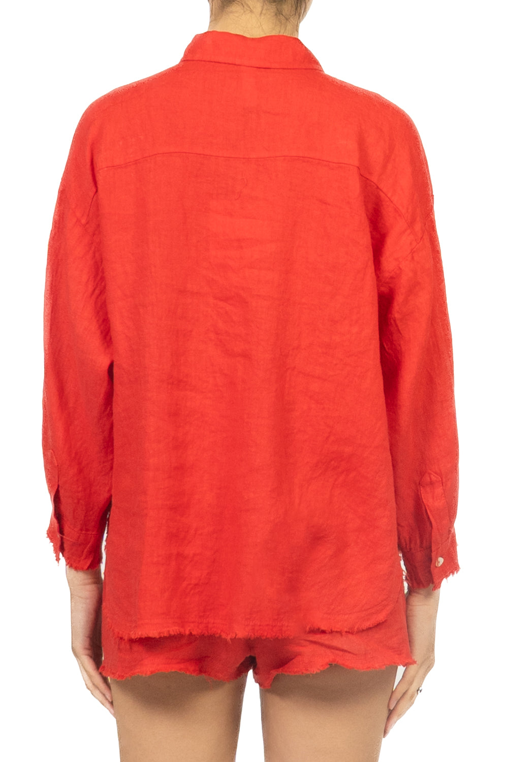 Tensione In - Completo camicia e shorts in lino Art. S26XJ95