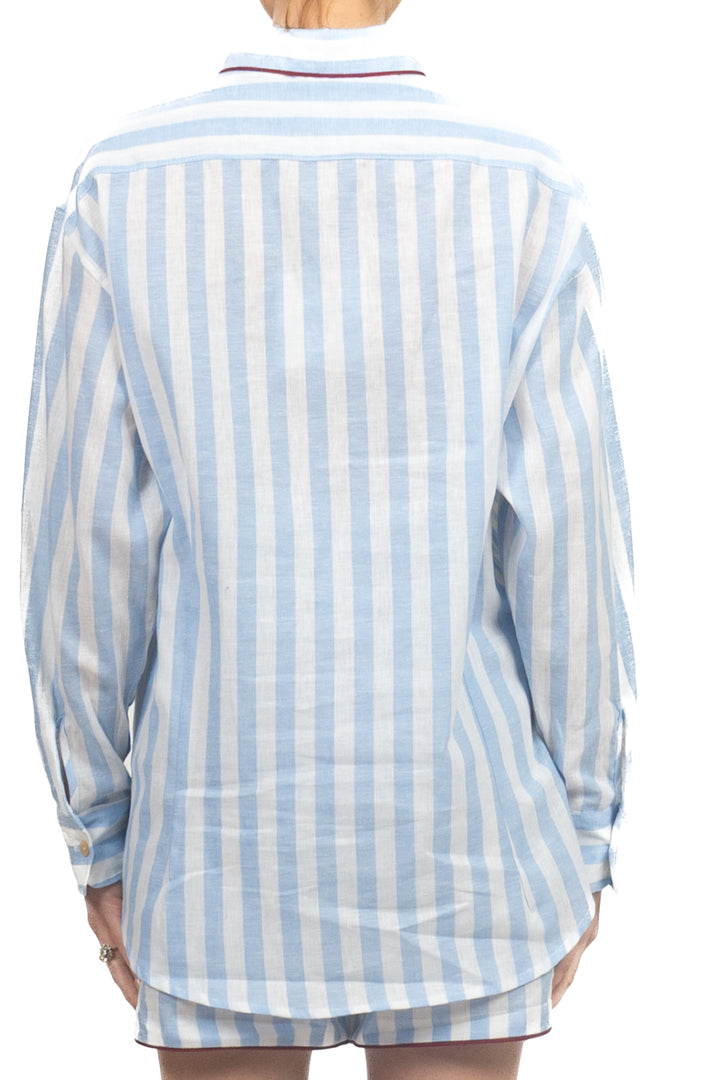 Tensione In - Camicia rigata profilo contrasto Art. 39591