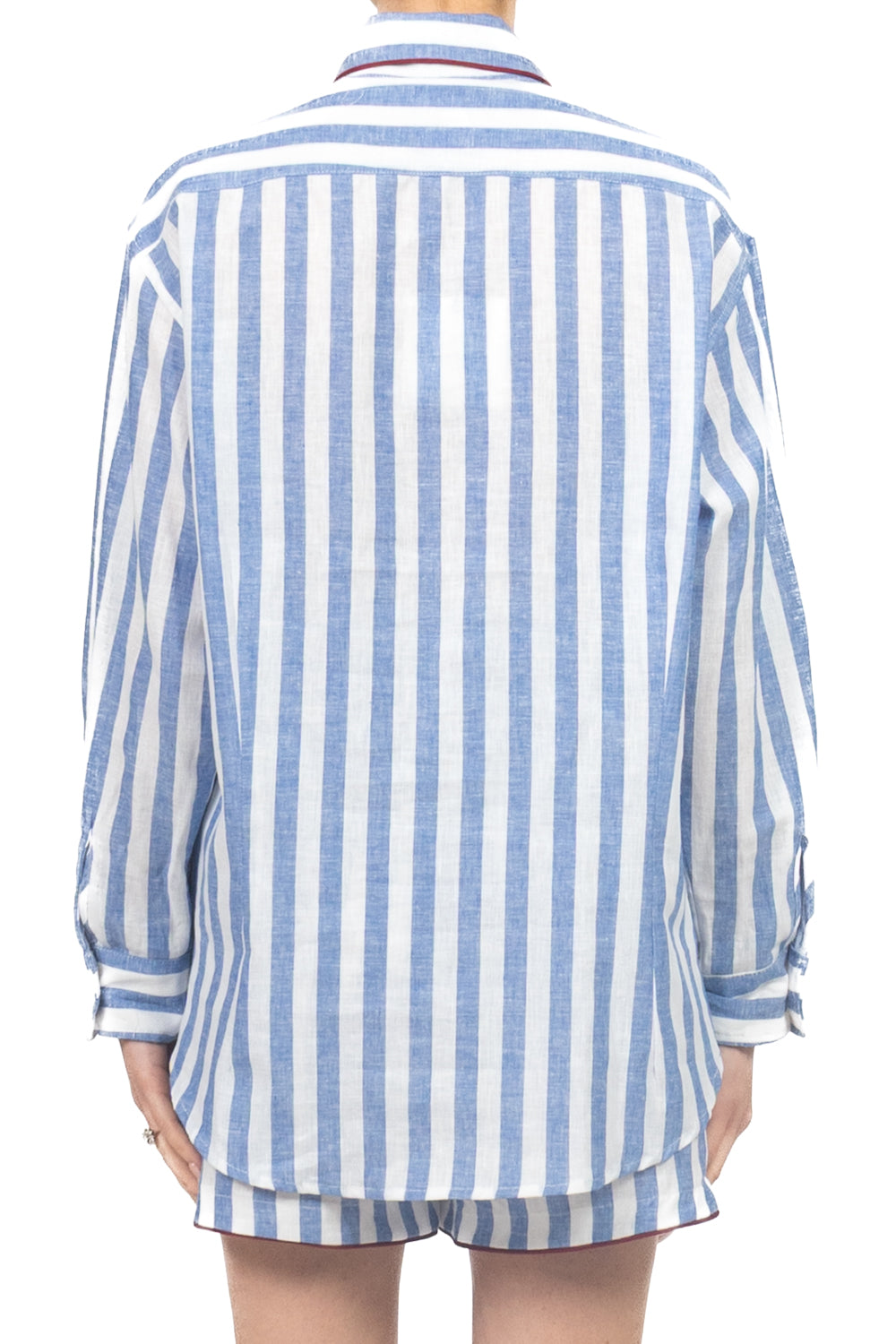 Tensione In - Camicia rigata profilo contrasto Art. 39591