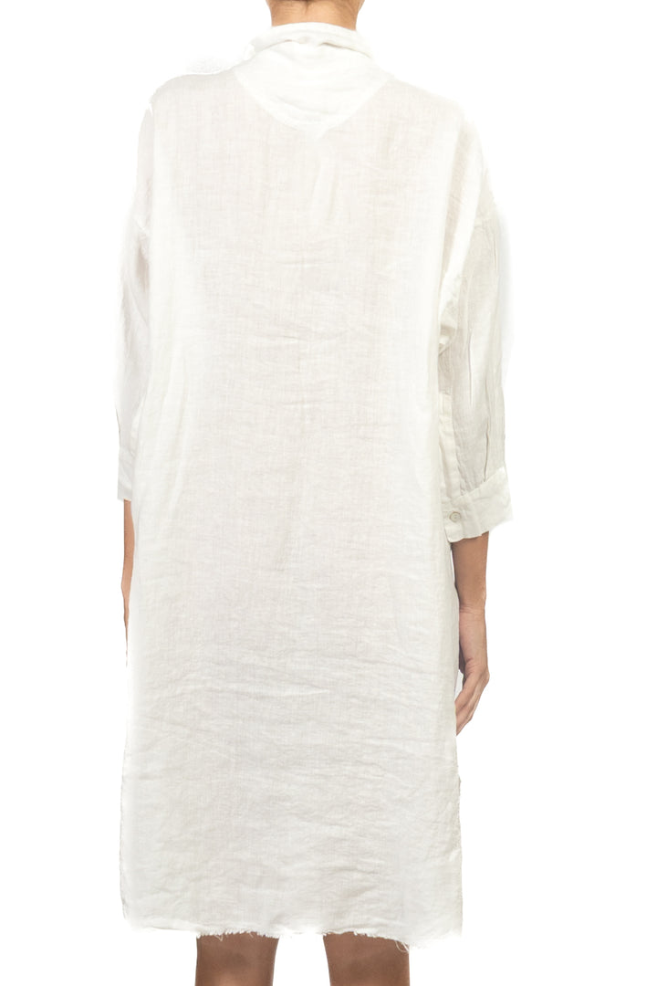 Tensione In - Abito camicia in lino sfrangiato Art. S26AJ98