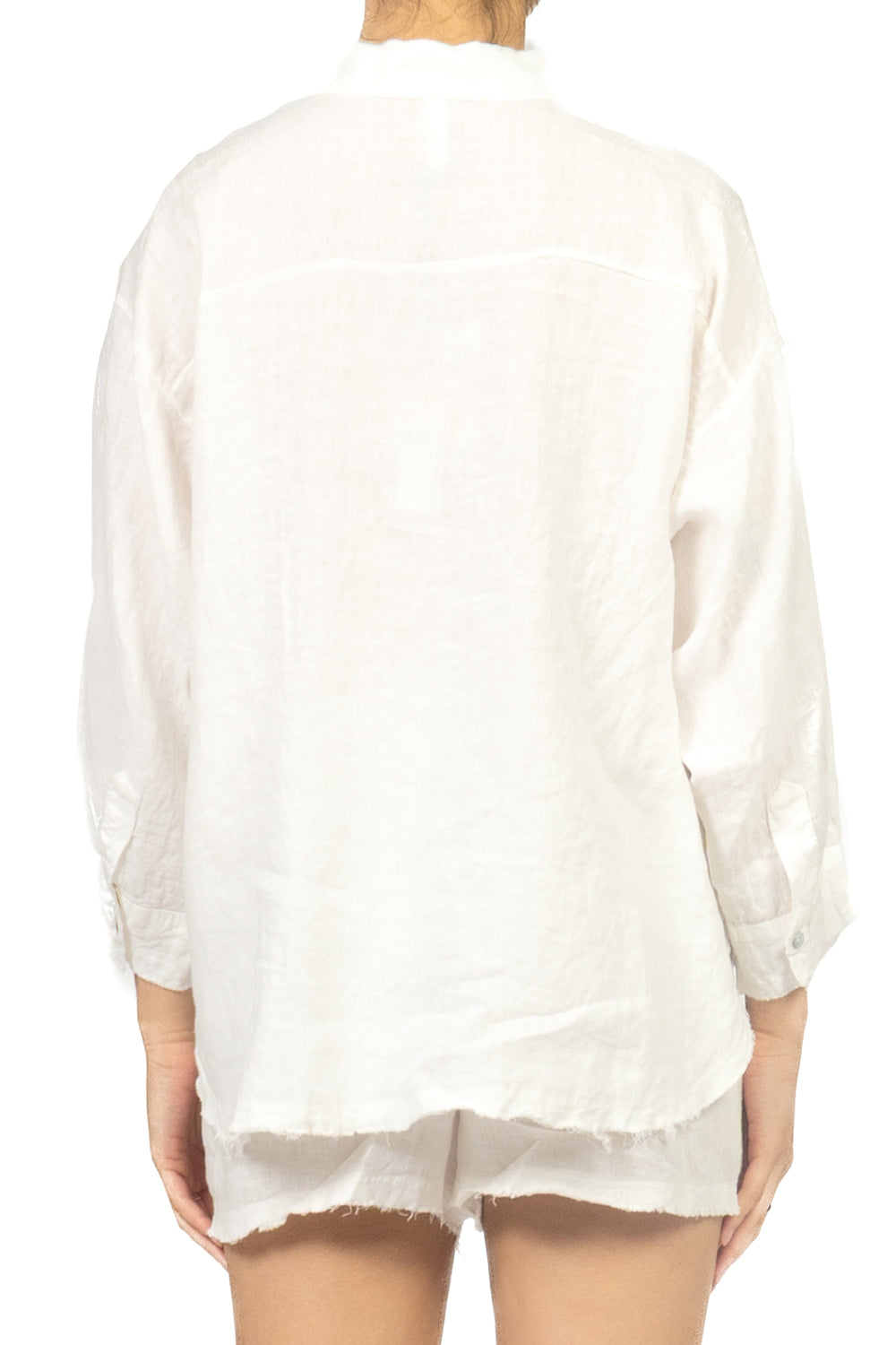 Tensione In - Completo camicia e shorts in lino Art. S26XJ95