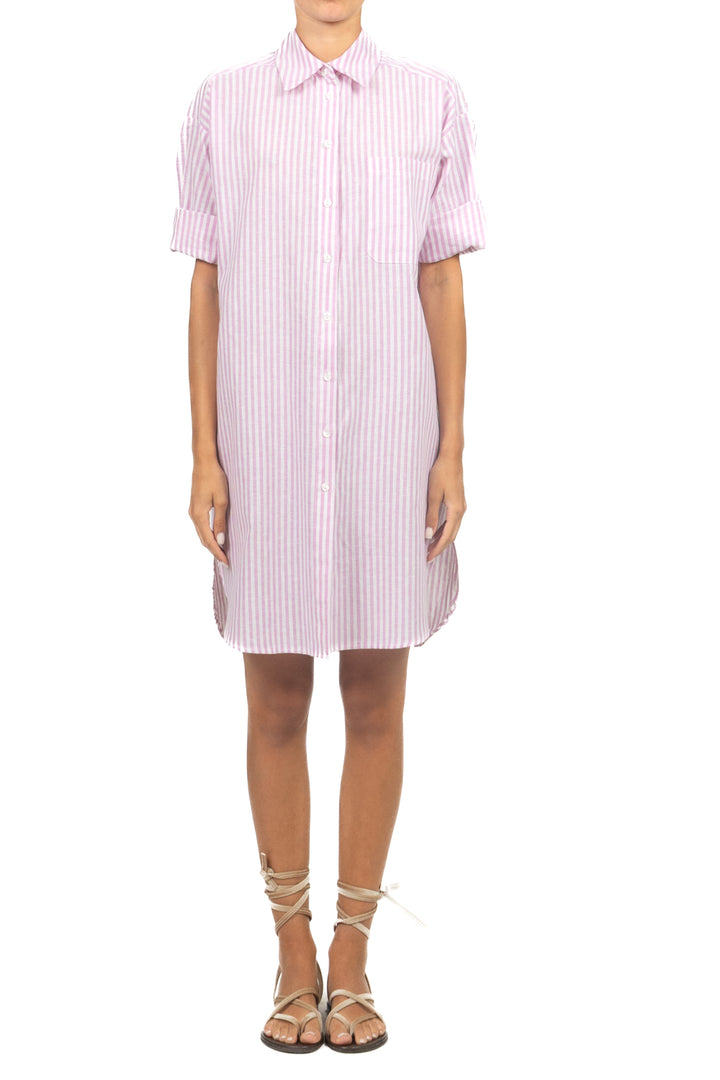 Tensione In - Abito camicia rigato Art. S26AK04