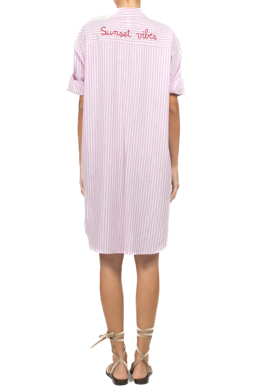 Tensione In - Abito camicia rigato Art. S26AK04