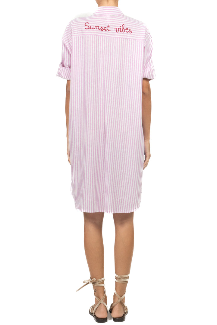 Tensione In - Abito camicia rigato Art. S26AK04