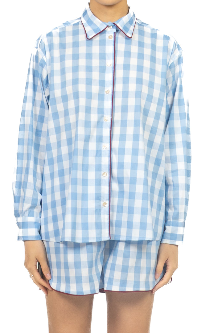 Tensione In - Camicia quadretti profilo contrasto Art. 39611