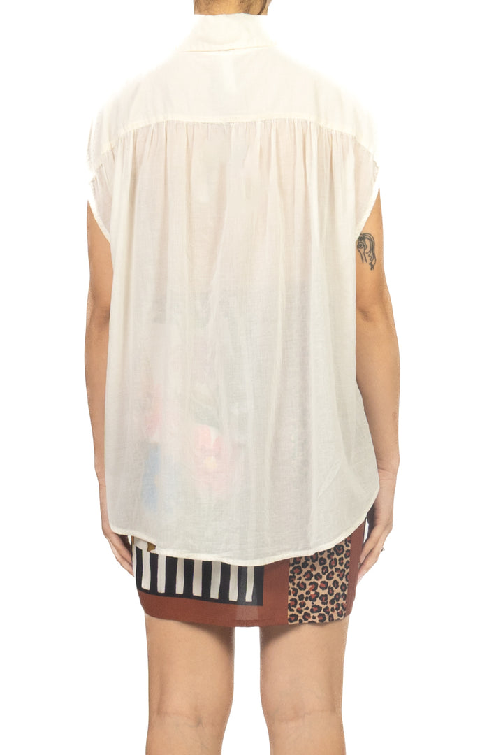 Tensione In - Camicia in mussola smanicata Art. PE260347