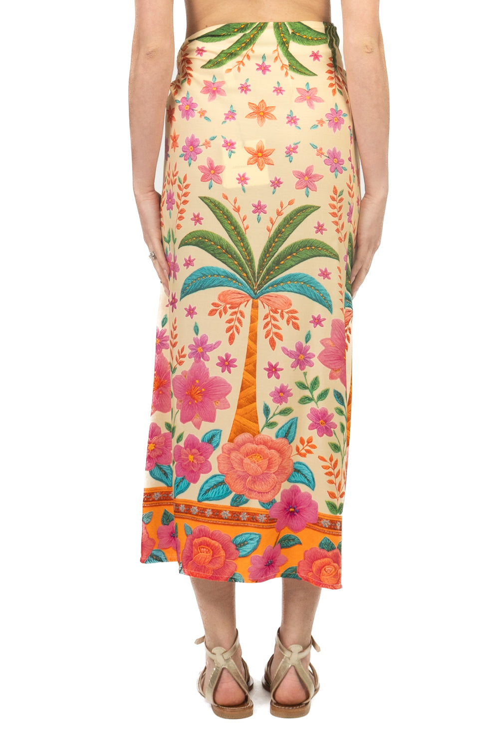 Tensione In - Gonna lunga pareo fantasia floreale Art. PE260369