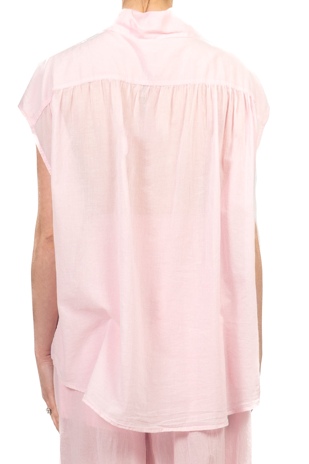 Tensione In - Camicia in mussola smanicata Art. PE260347