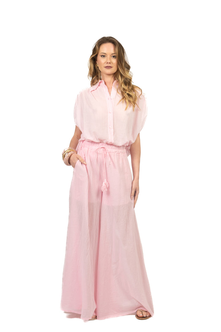 Tensione In - Camicia in mussola smanicata Art. PE260347
