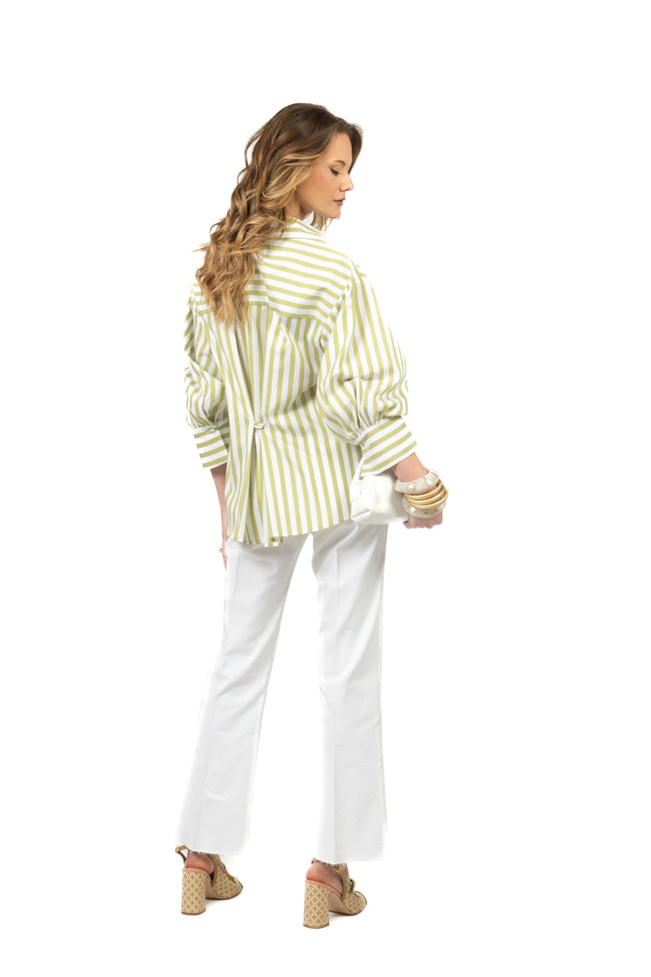 Vicolo - Camicia rigata manica 3/4 Art. TAB2989