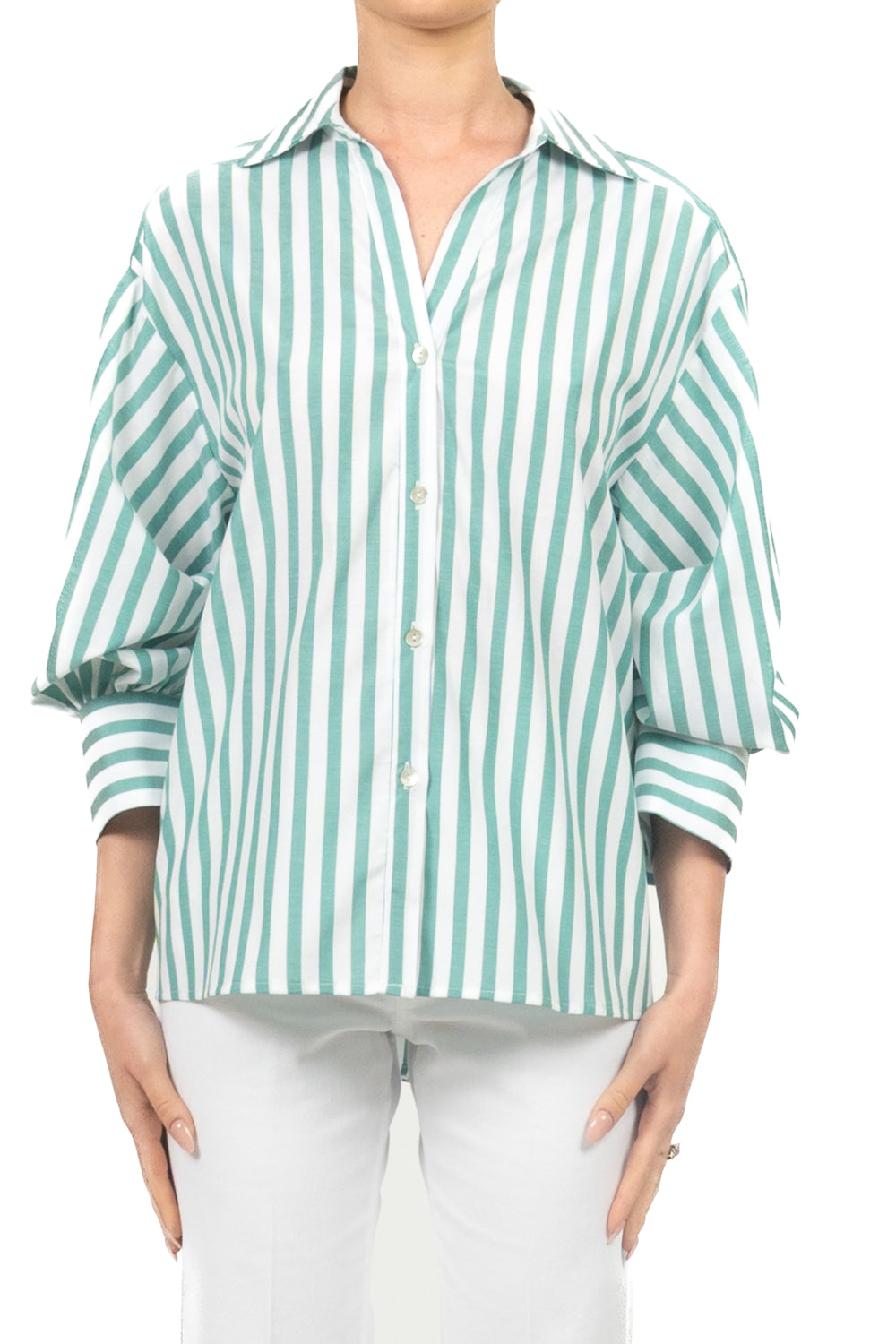 Vicolo - Camicia rigata manica 3/4 Art. TAB2989